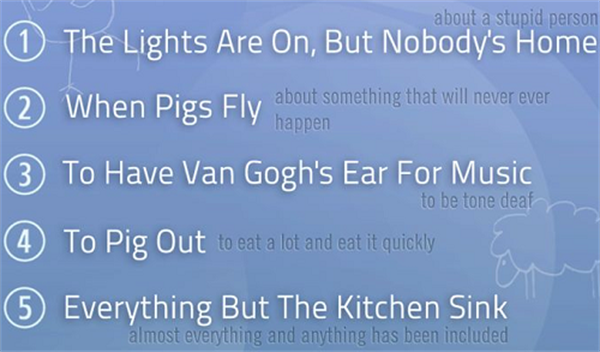 10 thành ngữ hài hước trong tiếng Anh
